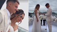 Philippe Coutinho renova os votos de casamento com a esposa, Ainê, em festa luxuosa - Foto: Reprodução / Instagram