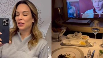 Ana Furtado choca com viagem em avião de luxo - Reprodução/Instagram
