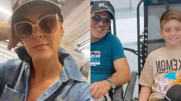 Ana Hickmann leva o filho para pilotar com Edu Guedes - Reprodução/Instagram