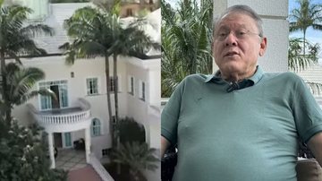Milton Neves é dono de mansão avaliada em R$ 70 milhões - Reprodução/Globo/Band