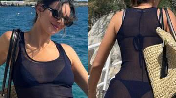 Kendall Jenner escandaliza ao posar com vestido totalmente transparente - Reprodução/Instagram