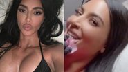 Kim Kardashian revela tatuagem secreta - Reprodução/Instagram/Starplus