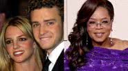 Britney Spears, Justin Timberlake e Oprah Winfrey - Getty Images