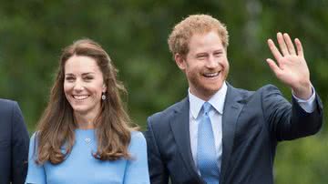 Kate Middleton e príncipe Harry - Foto: Getty Images