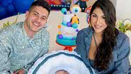 Arthur Aguiar e Jheny Santucci comemoram 2 meses do filho - Foto: Reprodução / Instagram